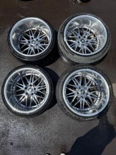 WEDS ERM 18インチ9j？114.3 リバレルベース深リム