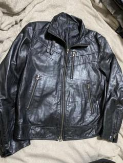 VIE HOMME 日本 本革 本物 レザージャケット ライダースVintage