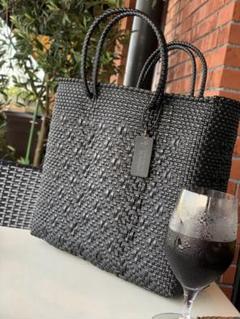 mei-naさん専用　新品 大人気メルカドバッグ メキシコ 黒 ブラック S mei-naさん専用 新品 大人気メルカドバッグ メキシコ 黒
