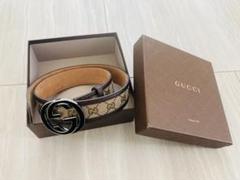 GUCCI ベルト インターロッキング　美品