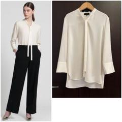 極美品 2023年モデル セオリー Prime GGT Tie Blouse S 2025年最新】prime ggt tie blouseの人気アイテム - メルカリ