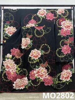 振袖 豪華 銀通し 紋意匠 大輪牡丹 身丈161cm 身幅ゆったりめ