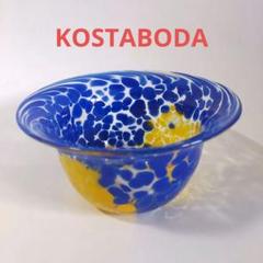 美品 スウェーデン コスタボダ 3点セット ボウル 鉢 ガラス製 コスタボダ ガラス ボウル プレート 北欧インテリア/Swedish