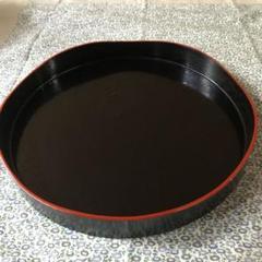 お煎茶用 塗り丸盆