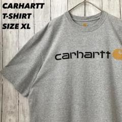 CARHARTT カーハート　ロゴプリントTシャツ　サイズXLグレー　US古着