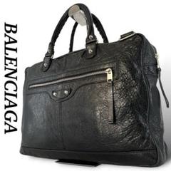 【極美品】バレンシアガ　ビジネスバッグ　トートバッグ　黒　ブラック　レザー 6714002103a_1.jpg