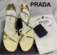 PRADA(プラダ) サンダル 36 1/2 レディース - ダークグレー