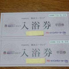 舞浜ユーラシア 無料券 平日2枚セット