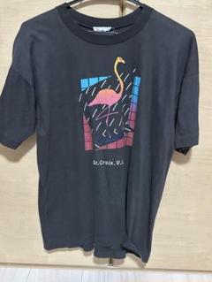 80s 【USA製】St.Croixセントクロイウールカーディガン ブラックXL 古着 80s USA製 IZOD LACOSTE ワニ パッチ アクリル ニット
