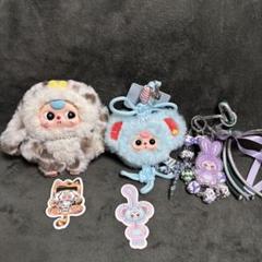 baby three ぬいぐるみ お花シリーズ 2個セット 特別お目目 レア baby three ぬいぐるみ お花シリーズ 2個セット 特別お目目 レア