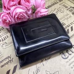 グッチ 折り財布 Wホック 小銭入れ エナメル GG 黒 FT41 グッチ 折り財布 Wホック 小銭入れ エナメル GG 黒 FT41 - メルカリ