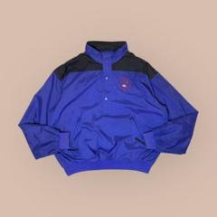 OLD 古着 PORT AUTHORITY ナイロンシェルジャケット ブルーXL OLD 古着 PORT AUTHORITY ナイロンシェルジャケット ブルーXL