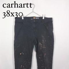 carhartt リラックスフィット ブラックデニムパンツ 38x30 ジーパン