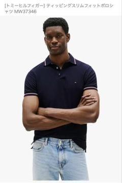 TOMMY HILFIGER ネイビー ポロシャツ S タグ付き