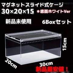 6box】30×20×15 レプタイルボックス同等マグネット アクリル