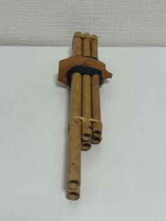 竹模様の黒色和楽器 441g 和楽器