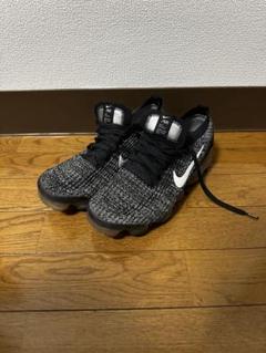 【美品】ナイキ NIKE ベイパーマックス フライニット 黒 メッシュ 26.5 美品】ナイキ NIKE ベイパーマックス フライニット 黒 メッシュ 26.5