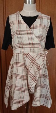うさとの服 usaato カシュクール ジレ チュニック ヘンプコットン