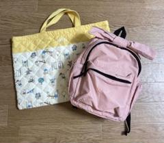 子供バッグ　まとめて2点　ミッフィー　ブランシェス　リュック　レッスンバッグ
