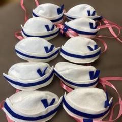 別発送分　トリミングチョーカー　ハンドメイド　アイス　帽子 トリミングチョーカー 夏 ちょこんと帽子犬 マリン帽子