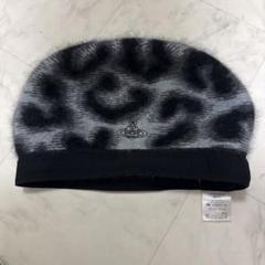 新品未使用 Vivienne Westwood 星とロゴのベレー帽 新品Vivienne Westwood ベレー帽 星柄ブラック