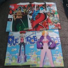 ワンピース　ミニポスター　５枚