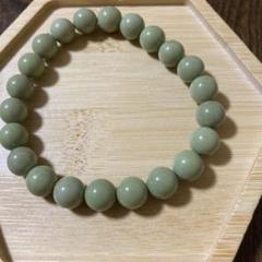 抹茶アラシャンメノウ　9ミリ　天然石ブレスレット