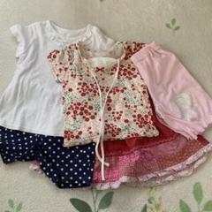 夏物SALE！キッズ服 100cm Tシャツ・ショートパンツ・スカート5点セット