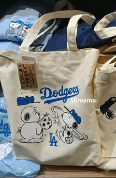✴スヌーピー✴PEANUTS×MLB✴ロサンゼルスドジャース✴トート