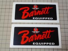正規品 Barnett バーネット ステッカー 2枚 112×50mm 当時物