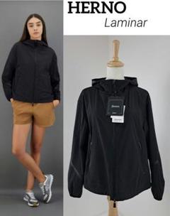 定価13万☆未使用品 22AW ヘルノ Laminar ナイロンジャケット 黒