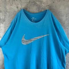 Z1309古着 Tシャツ ブルー 90s Y2K NIKE ナイキ - メルカリ