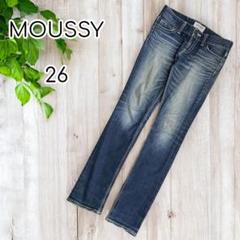 MOUSSY デニムパンツ　ジーンズ　ストレッチ　26
