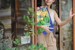 ペーパーポップアップカード 29cmの永遠のストレリチア・レジナエの花束3D