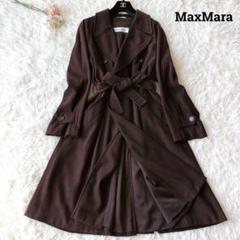 【未使用】マックスマーラ　ジレ　コート　ベルト　マニュエラ　リネン　ワンピース Max Mara - 【未使用】マックスマーラ ジレ コート ベルト