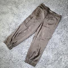 NOLLEY'S Sophi サテンカーゴパンツ クロップドパンツ カーキ系