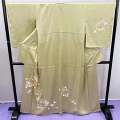 適当な価格 訪問着 ☆2942☆ 灰み黄緑色 メルカリ - 和装 着物 袷 木瓜紋 着物・浴衣
