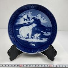 ロイヤルコペンハーゲン2010年イヤープレート　直径8㎝　東T7-0601① ロイヤルコペンハーゲン2010年イヤープレート 直径8㎝ 東T7