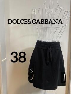 【DOLCE&GABBANA】フロック ジャージー ミニスカート DGロゴ DOLCE&GABBANA ジャージーミニスカート ロゴワッペン 38 - メルカリ