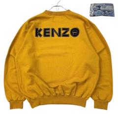 美品 90's Vintage 波タグ KENZO スウェット ロゴトレーナー 美品 90's Vintage 波タグ KENZO スウェット ロゴトレーナー