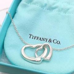 ティファニー TIFFANY&Co. ダブル オープンハート ネックレス 幅
