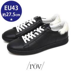 新品✨ローヴ 定価6.6万 ハラコヒール 黒 スニーカー EU43(約27.5)