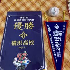 甲子園　YOKOHAMA 横浜高校 レア　応援 グッズ　横高　特大　バス　タオル 横浜高校野球部応援グッズ バスタオル 希少