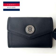 TOMMY HILFIGER 三つ折り財布 ブラック