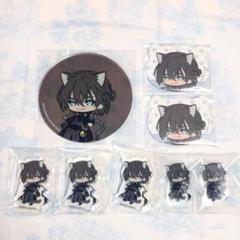 さむがり　刀猫　コースター　１点 刀剣乱舞 孫六兼元 刀猫男士 コースター アクリルブロック