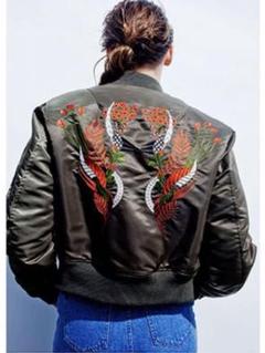 mame 15AW MA-1 刺繍ジャケット 2025年最新】mame ma1の人気アイテム - メルカリ