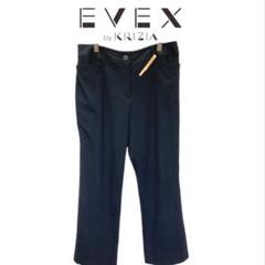 EVEX by KRIZIA 黒　パンツ　サイズ48 大きいサイズ