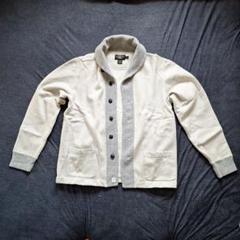 RRL コットン ショールカラー　カーディガン グレー系 L　ダブルアールエル RRL コットン ショールカラー カーディガン グレー系 L ダブル
