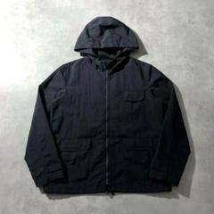 90s old GAP teck nylon black hoodie y2k