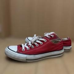 レッド ALL STAR スニーカー　24.5㎝